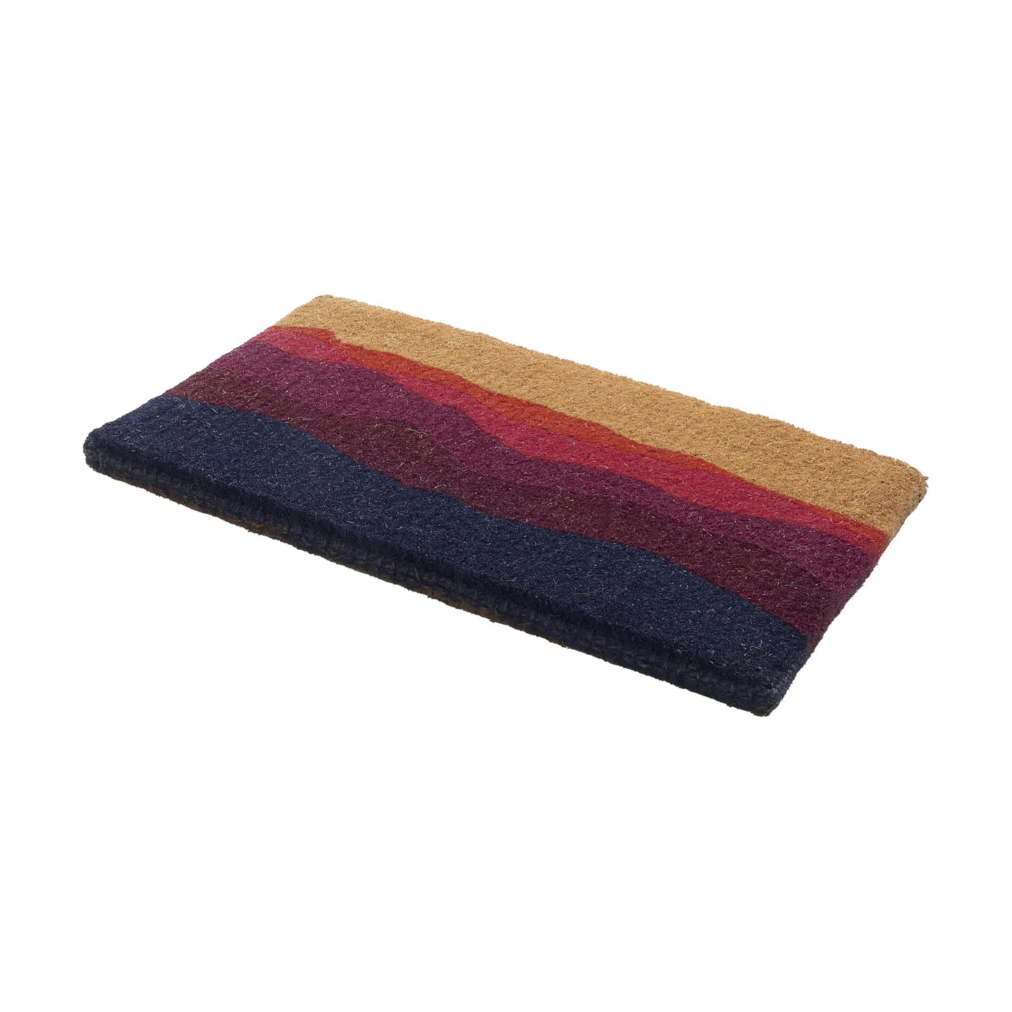 Fab Habitat Minimalist Natural Coir & Rubber Non-Slip Doormat