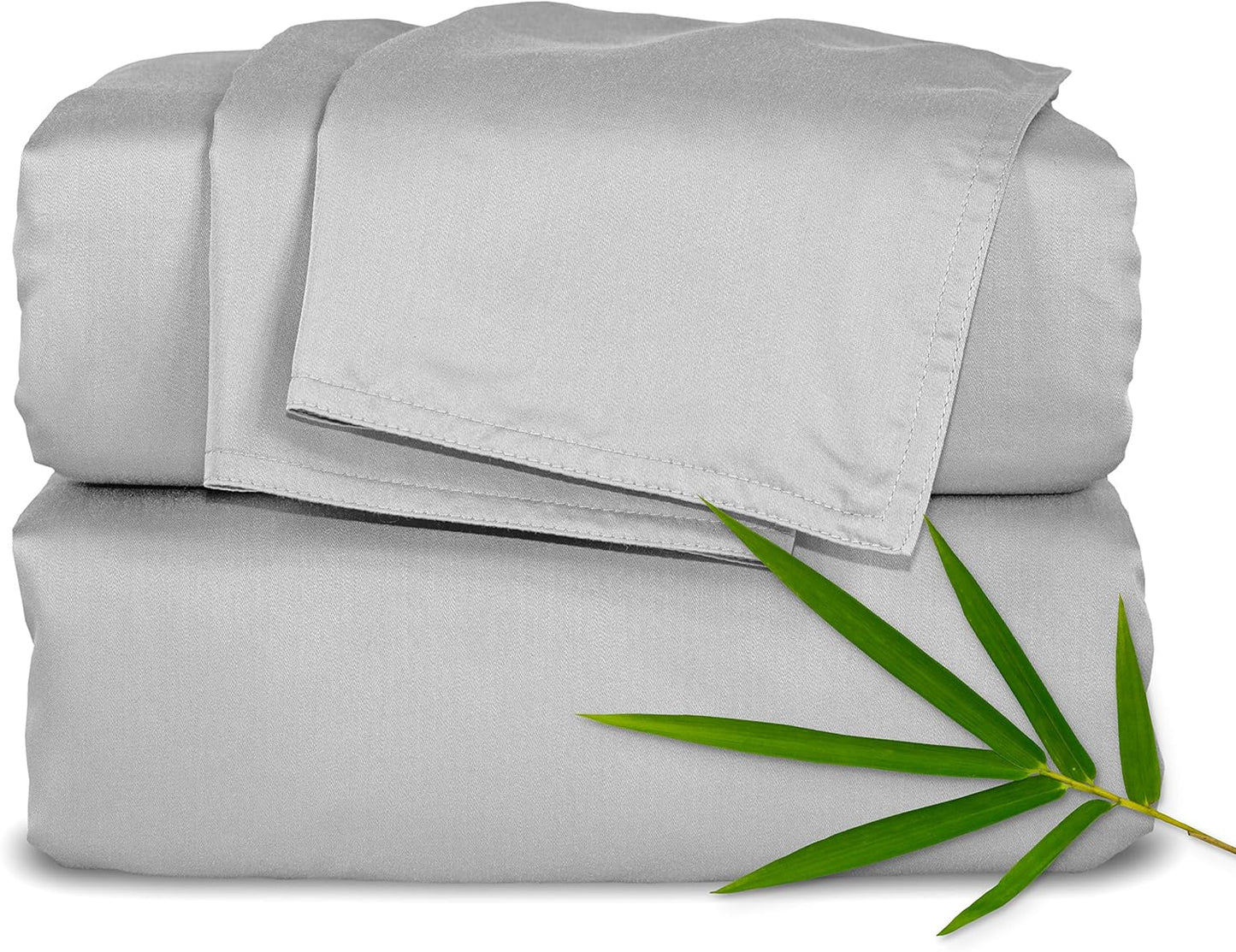 Pure Bamboo 100% Organically Grown Viscose 4-Piece King Sheet Set