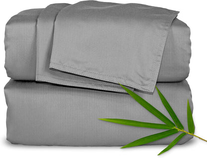 Pure Bamboo 100% Organically Grown Viscose 4-Piece King Sheet Set