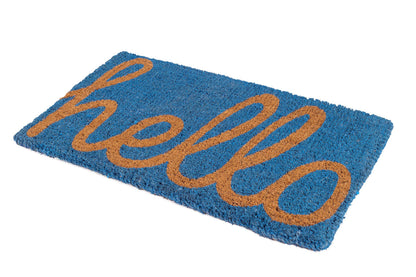Fab Habitat Minimalist Natural Coir & Rubber Non-Slip Doormat