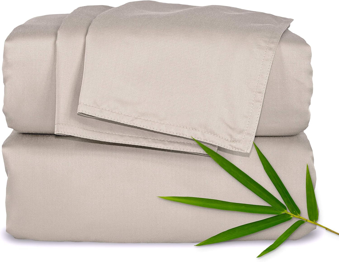 Pure Bamboo 100% Organically Grown Viscose 4-Piece King Sheet Set