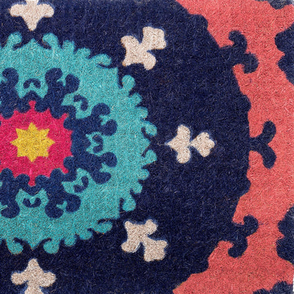 Fab Habitat Minimalist Natural Coir & Rubber Non-Slip Doormat