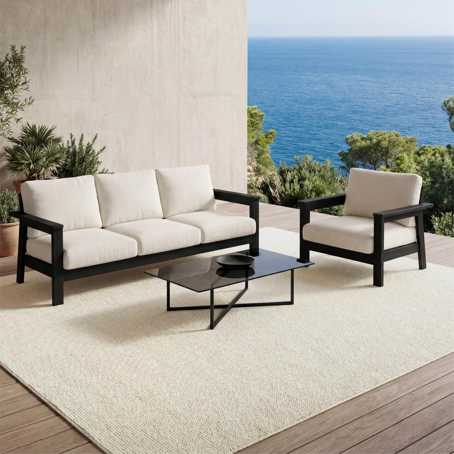 Bedsure OEKO-TEX Certified Machine Washable Faux Wool Area Rug