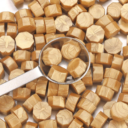 Sealing Wax Beads Kit: 150 Pcs with Permanent Metal Spoon & Reusable Glass Storage Bottles for Zero-Waste Wedding Invitations and Gift Wrap