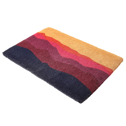 Fab Habitat Minimalist Natural Coir & Rubber Non-Slip Doormat