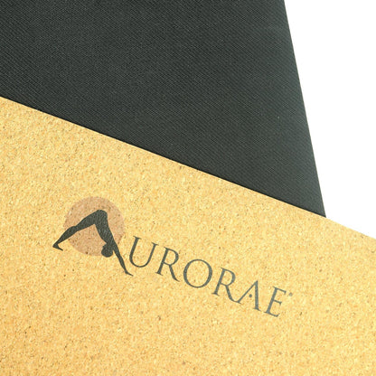 Aurorae Pro Natural Cork Yoga Mat 74″×24½″×5 mm | TRUE Shift Cork‑Rubber Eco Mat