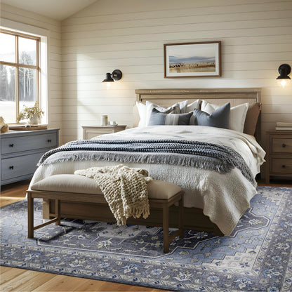 Bedsure OEKO-TEX Certified Machine Washable Faux Wool Area Rug