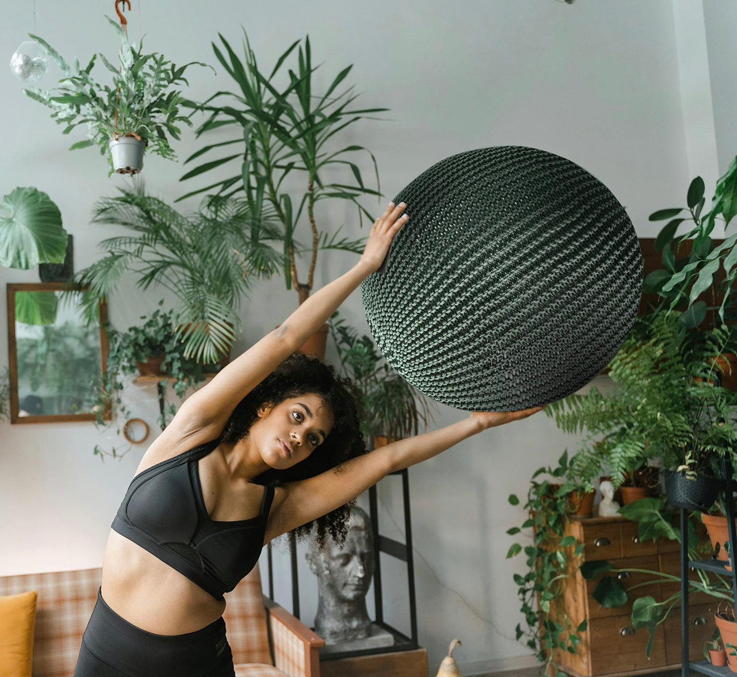 Natural Cotton Rope Ball Cover: Handmade Chemical-Free Comfort