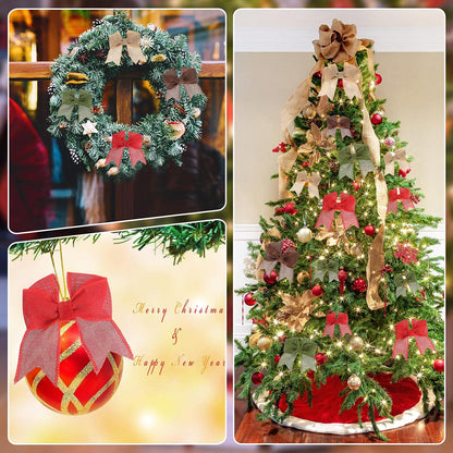 Extended 12-Yard Burlap Ribbon: Natural Wired Edge for Permanent, Handmade Bows & Garlands