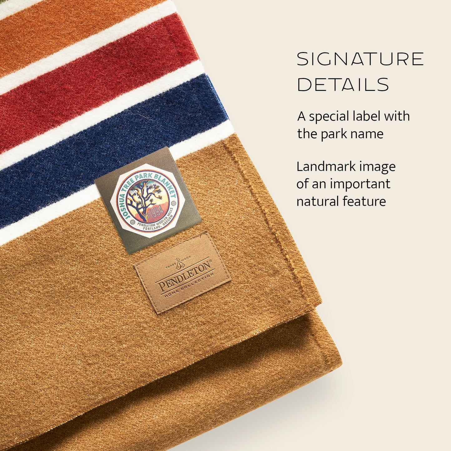Pendleton National Park 100% Wool Blanket: Iconic Yellowstone Stripes