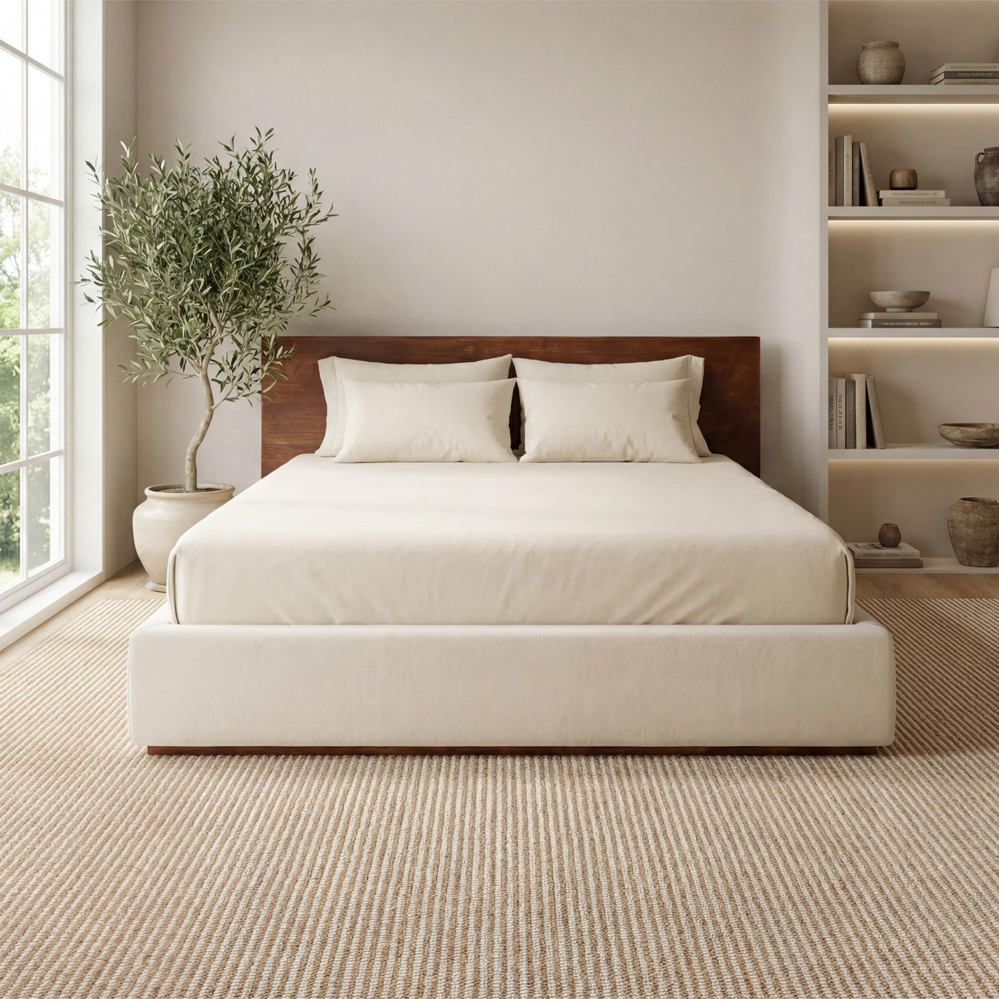 Bedsure OEKO-TEX Certified Machine Washable Faux Wool Area Rug