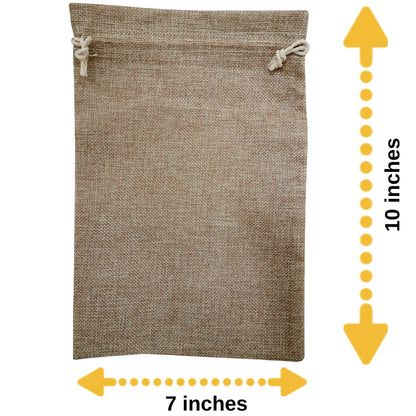 Great Quality Burlap: The Natural Jute Drawstring Bags for Zero-Waste Holiday Gifting and Favors