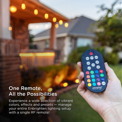 Enbrighten Lifetime LED String Lights: 48ft, Impact-Resistant Acrylic Bulbs, 80% Energy Savings