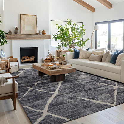 Bedsure OEKO-TEX Certified Machine Washable Faux Wool Area Rug
