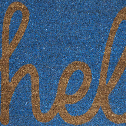 Fab Habitat Minimalist Natural Coir & Rubber Non-Slip Doormat