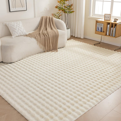 Amazon Basics MADE IN GREEN OEKO-TEX 3D Bubble Washable Rug