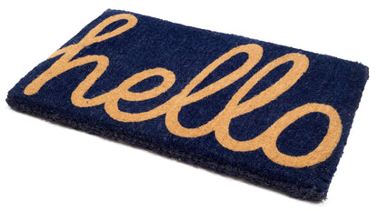 Fab Habitat Minimalist Natural Coir & Rubber Non-Slip Doormat