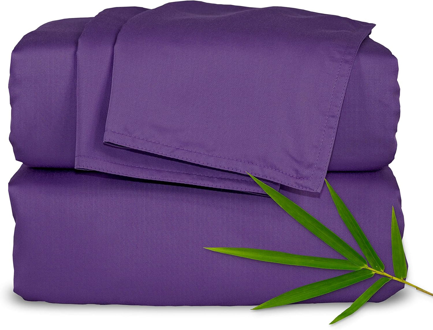 Pure Bamboo 100% Organically Grown Viscose 4-Piece King Sheet Set