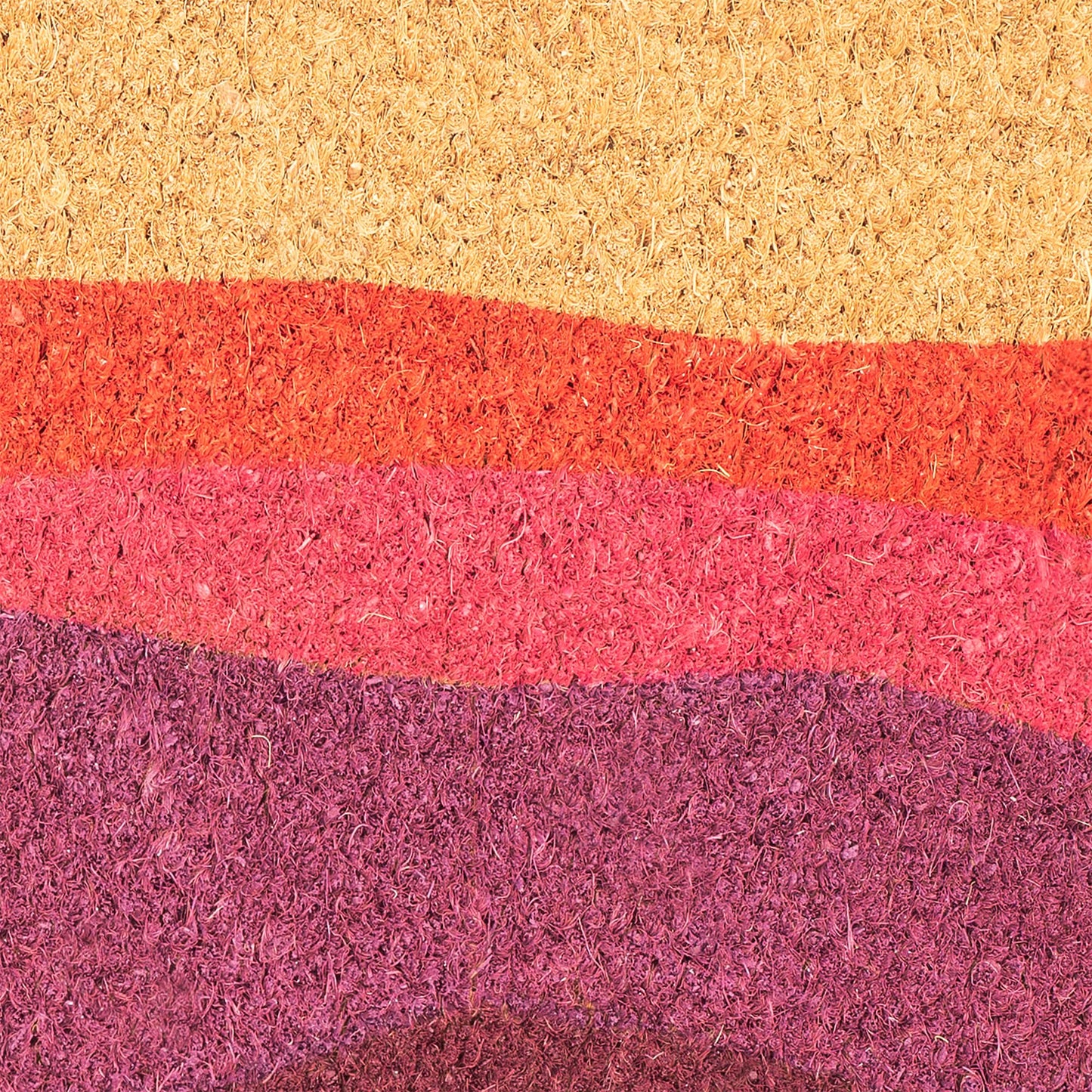 Fab Habitat Minimalist Natural Coir & Rubber Non-Slip Doormat