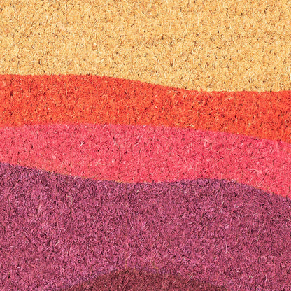 Fab Habitat Minimalist Natural Coir & Rubber Non-Slip Doormat