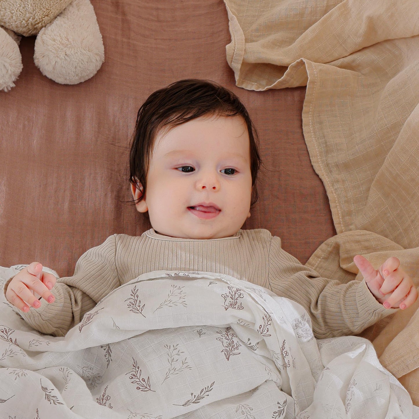 POMISO Muslin Swaddle Pack: 100% Pure Cotton Comfort