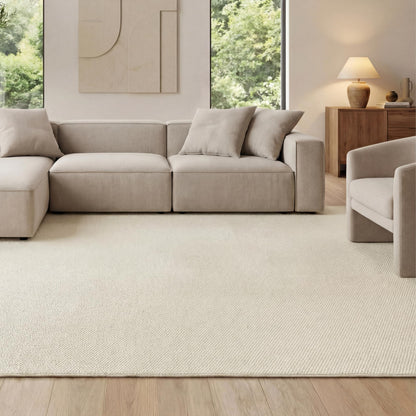 Bedsure OEKO-TEX Certified Machine Washable Faux Wool Area Rug