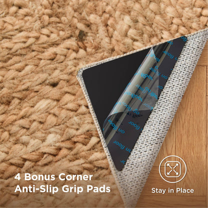 Bedsure OEKO-TEX Certified Machine Washable Faux Wool Area Rug