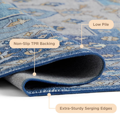 Bedsure OEKO-TEX Certified Machine Washable Faux Wool Area Rug