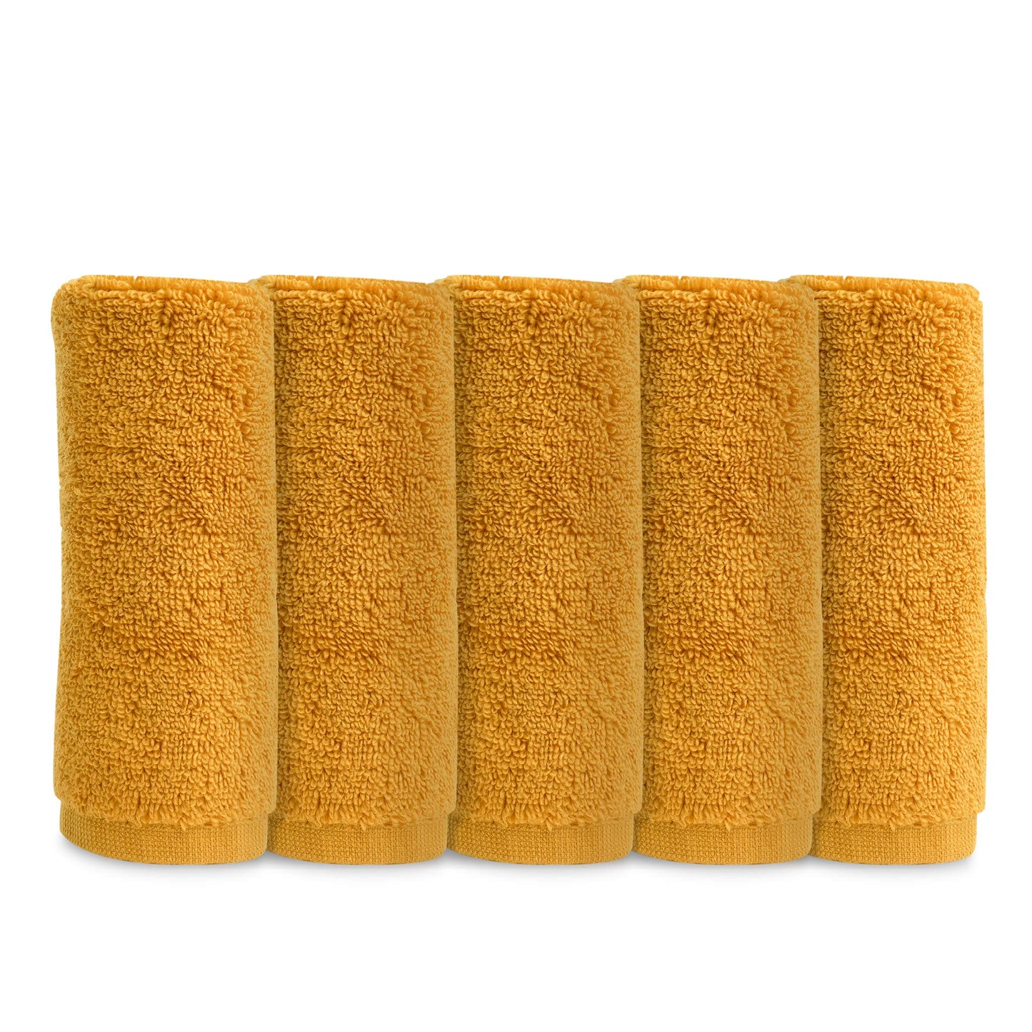 Natemia Organic Baby Washcloths: GOTS Certified 5-Pack Set