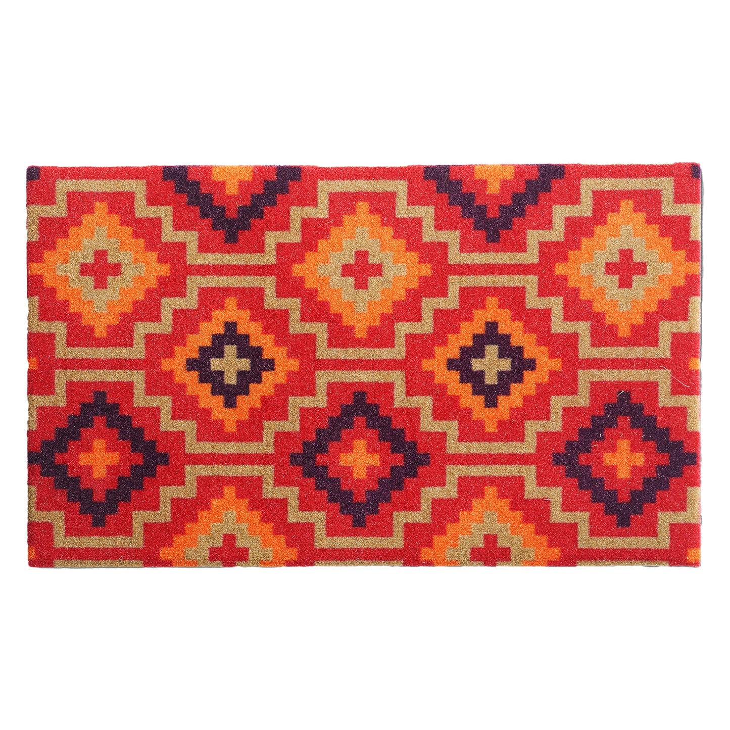 Fab Habitat Minimalist Natural Coir & Rubber Non-Slip Doormat
