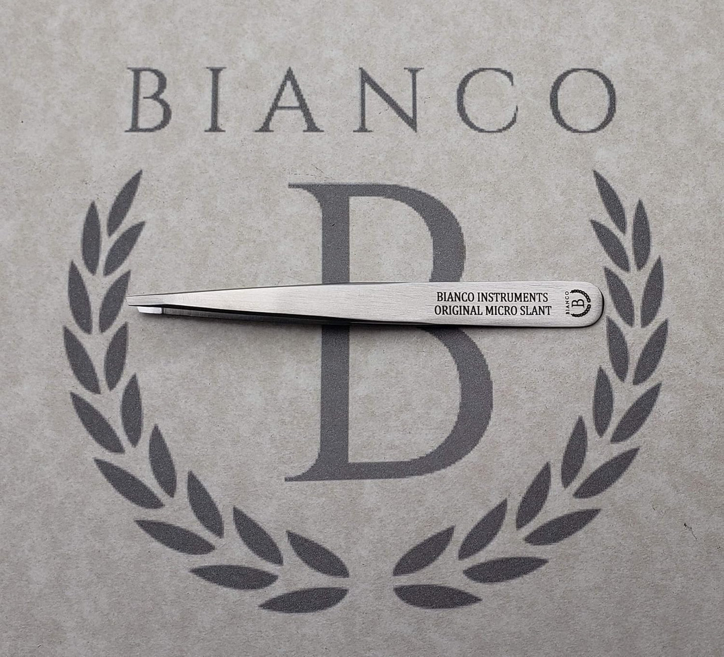 Bianco Instruments USA Stainless Tweezer Bundle: Slant & Micro Slant