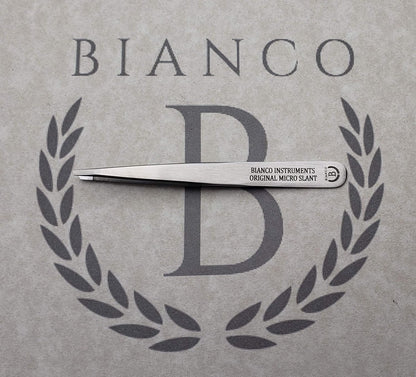 Bianco Instruments USA Stainless Tweezer Bundle: Slant & Micro Slant