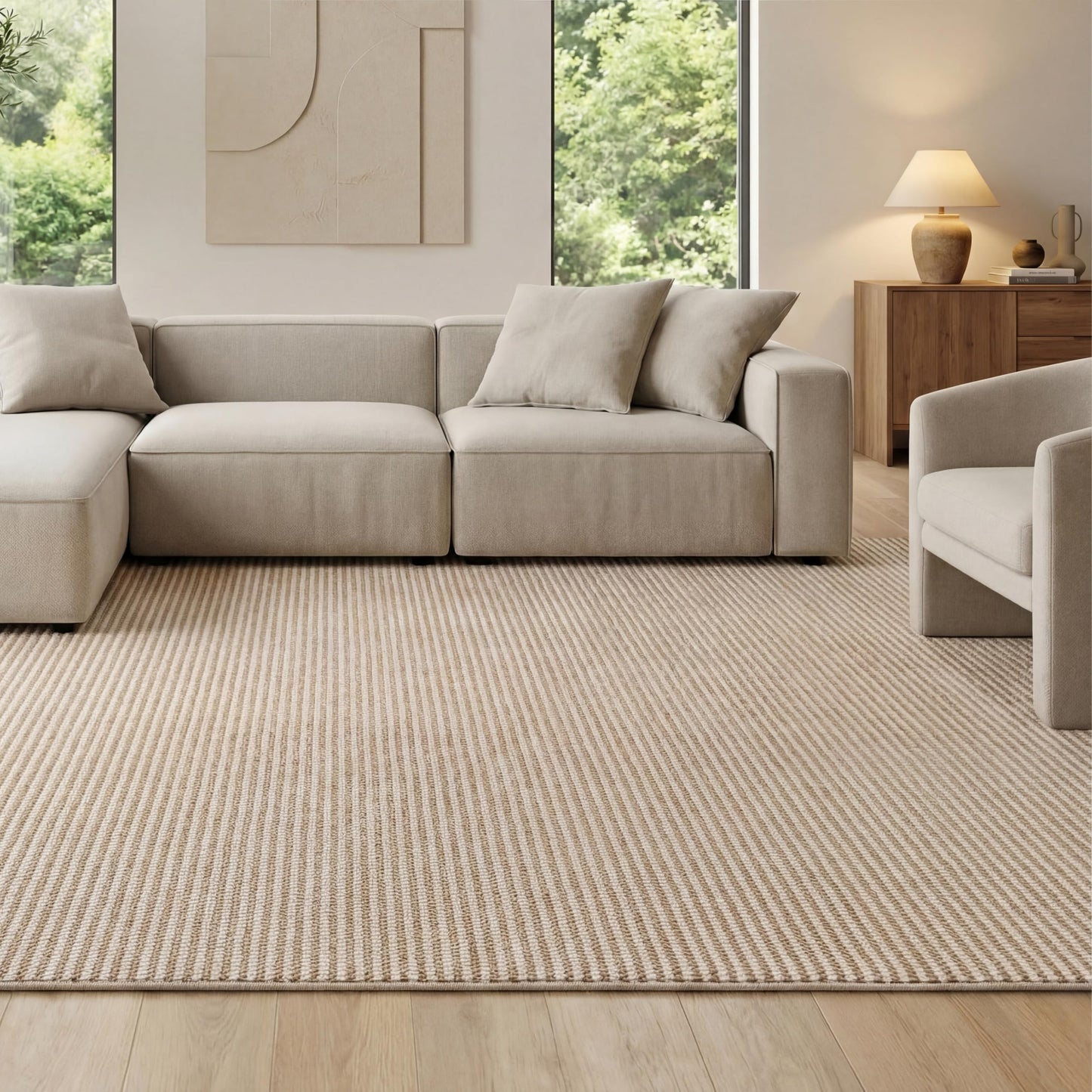Bedsure OEKO-TEX Certified Machine Washable Faux Wool Area Rug