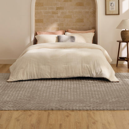 Bedsure OEKO-TEX Certified Machine Washable Faux Wool Area Rug