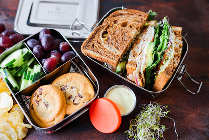 ecozoi 3‑in‑1 Leak‑Proof Stainless Steel Bento Lunch Box | TRUE Shift Reusable Metal Food Container