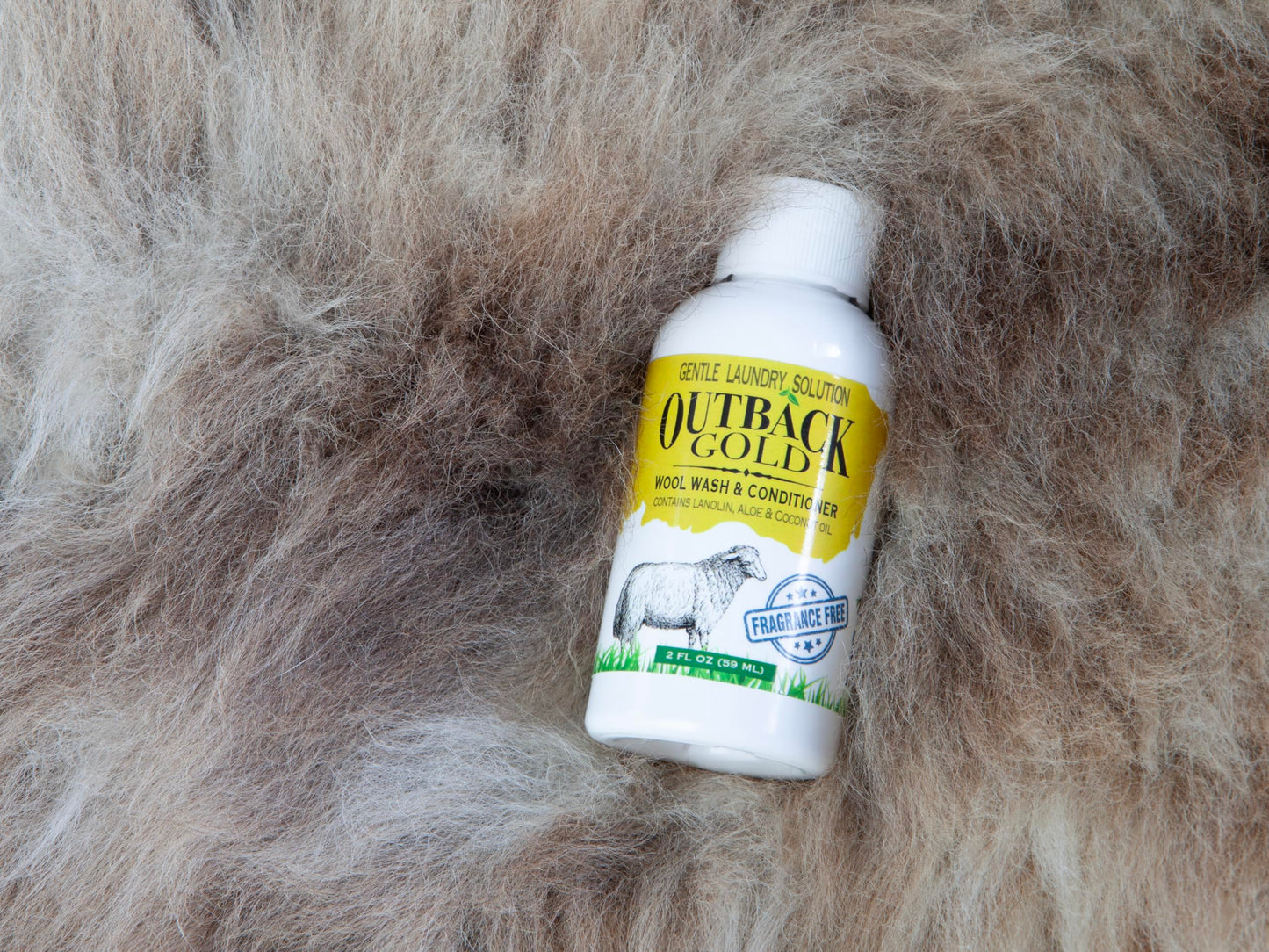Outback Gold Unscented Plant-Based Wool & Cashmere Wash