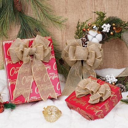 Natural Burlap Wired Ribbon: The Zero-Waste Christmas Accessory That Replaces Synthetic Plastic