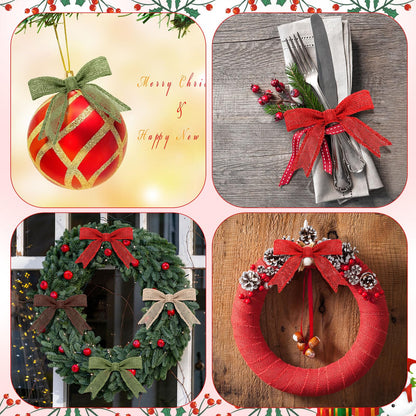 Extended 12-Yard Burlap Ribbon: Natural Wired Edge for Permanent, Handmade Bows & Garlands