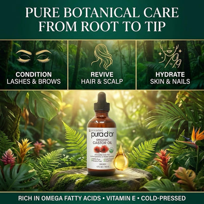 USDA Certified Organic Rosehip Seed Oil, 100% Pure Cold-Pressed – Pura D'or