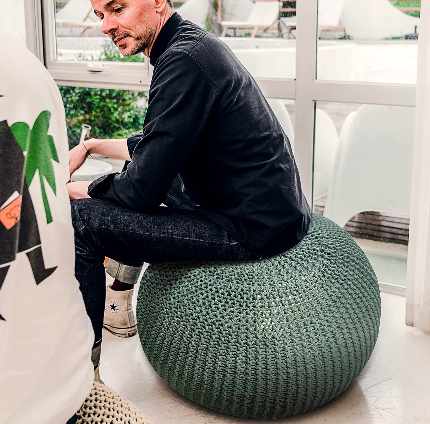 Natural Cotton Rope Ball Cover: Handmade Chemical-Free Comfort