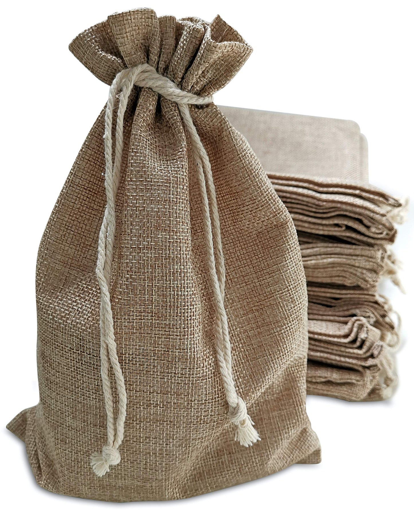 Great Quality Burlap: The Natural Jute Drawstring Bags for Zero-Waste Holiday Gifting and Favors
