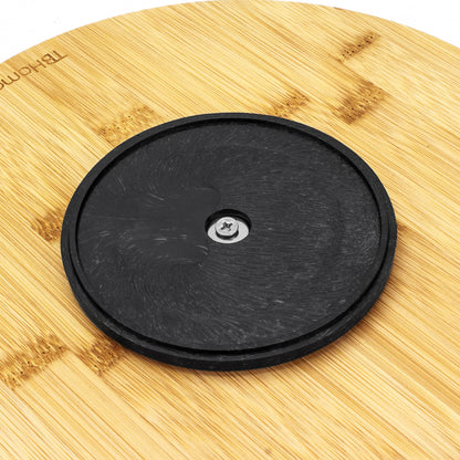 TB Home Acacia Wood Lazy Susan Kitchen Turntable Organizer