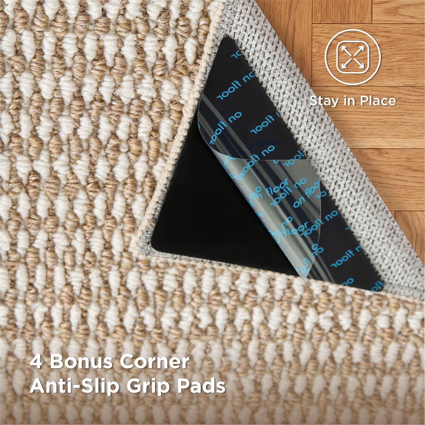 Bedsure OEKO-TEX Certified Machine Washable Faux Wool Area Rug