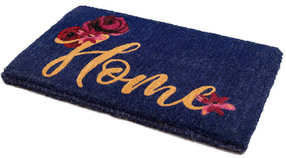 Fab Habitat Minimalist Natural Coir & Rubber Non-Slip Doormat