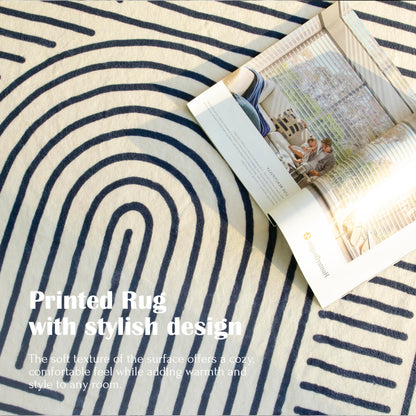 LUXRUG 6x9 OEKO-TEX Certified Modern Abstract Washable Rug
