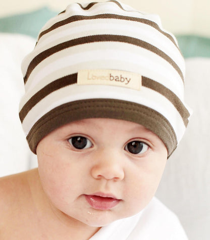 L'ovedbaby GOTS Certified 100% Organic Cotton Infant Cap
