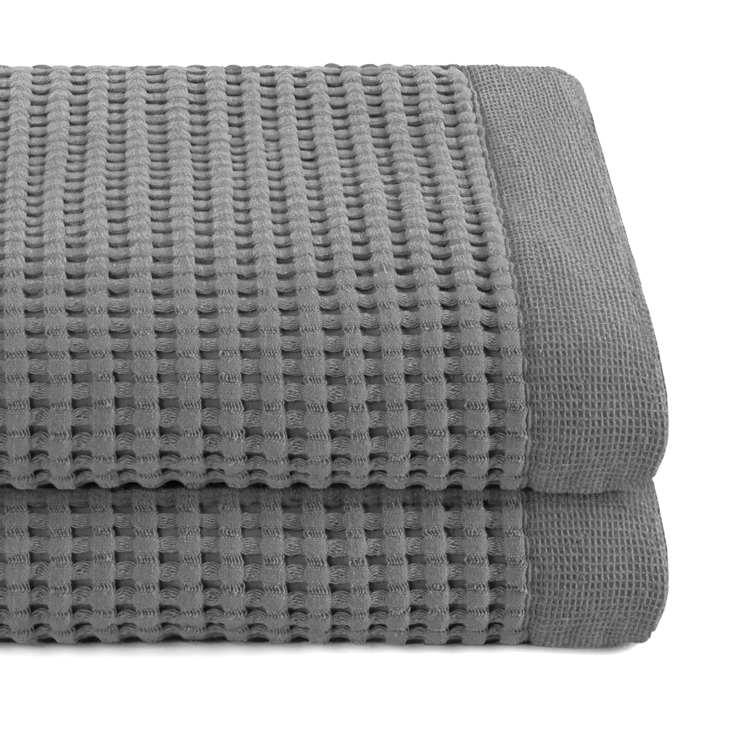 Gilden Tree Bathroom Mat: 100% Absorbent Cotton Waffle Weave