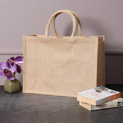 The 100% Natural Choice: Jute Burlap Tote Bags to End Plastic Grocery Waste