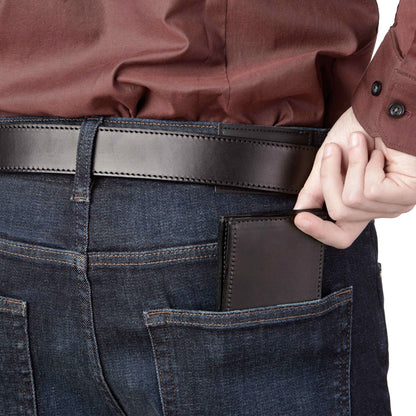 Premium Full-Grain Bridle Leather Bifold Wallet | TRUE Shift Crafted in USA