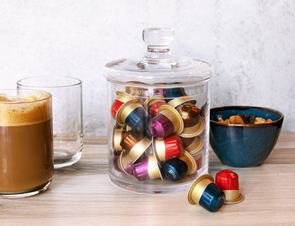 Kook Apothecary Jar Set – 36 oz Glass Storage, Airtight & Plastic‑Free
